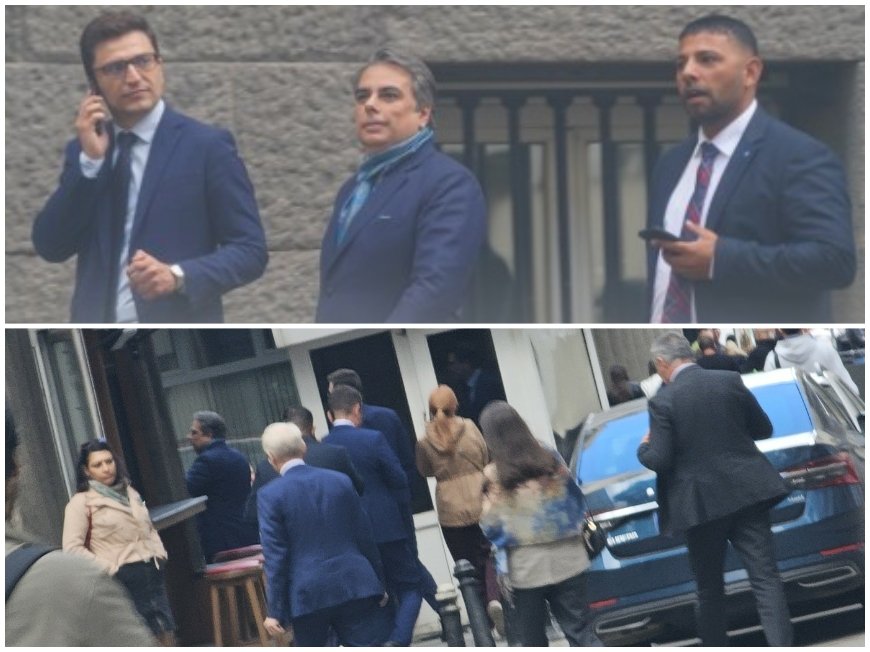 САМО В ПИК! Асен Василев сложи зимния шал при 17 градуса навън и привика на спявка депутатите си в столична пицария (СНИМКИ)