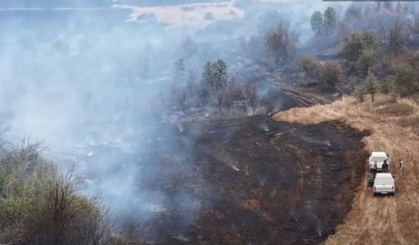 Община Хисаря обяви частично бедствено положение заради пожара във вилна зона Отдих