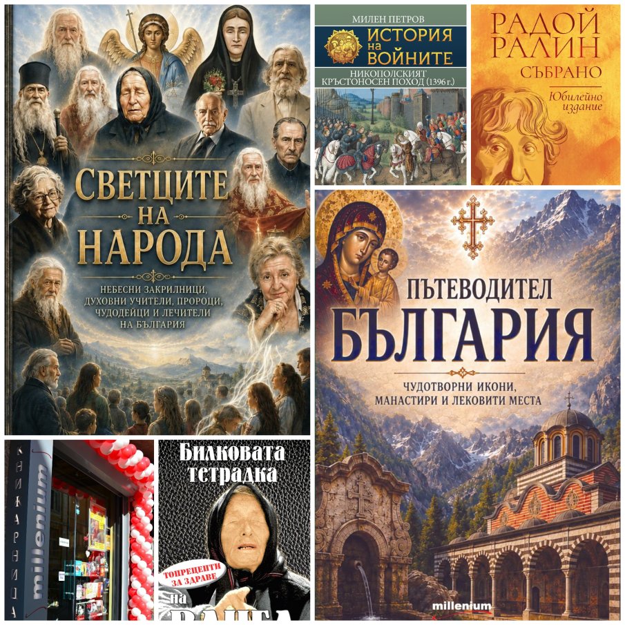 Топ 5 на най-продаваните книги на издателство Милениум (3-9 октомври)