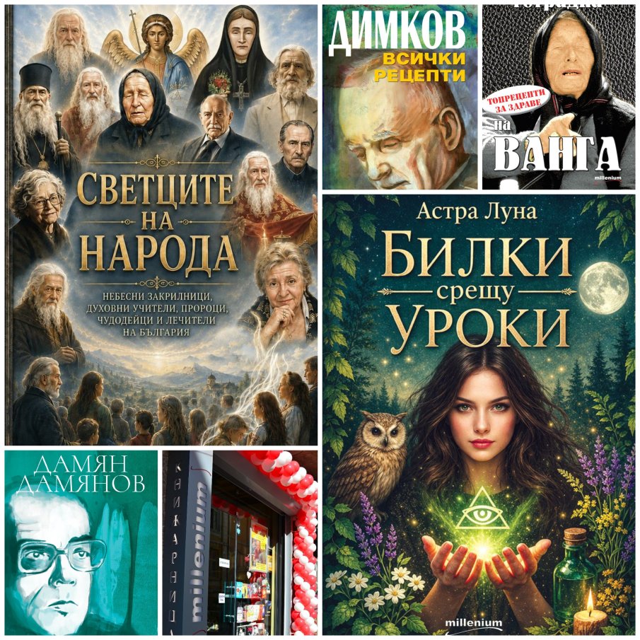 Топ 5 на най-продаваните книги на издателство Милениум (26 септември-2 октомври)