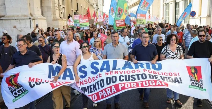 Хиляди протестираха и в Лисабон срещу поскъпването на живота