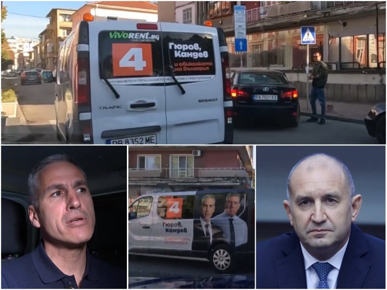 ПРЕДИЗБОРНО: Гюров джитка с буса из страната, ала сколаса да скочи и на Радев - ето за какво му се озъби