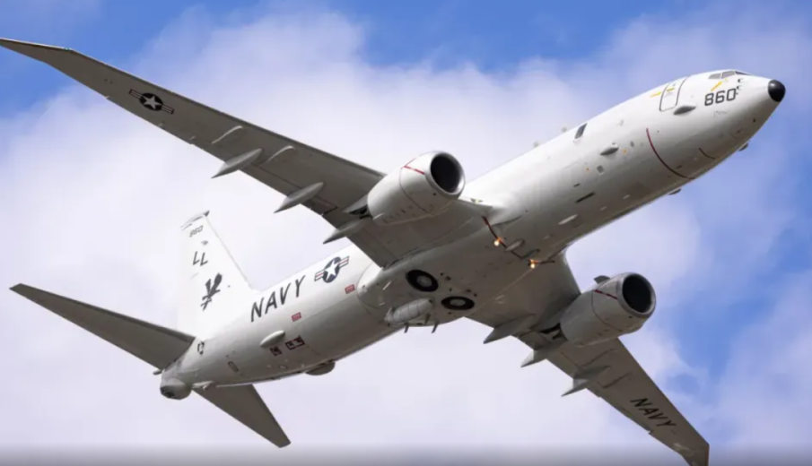 Американски Boeing P-8A Poseidon пристигна във Варна (КАРТА НА ПОЛЕТА)