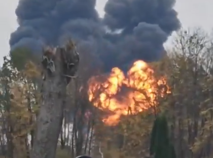 Руски изтребител Су-30 се разби в Калининградска област
