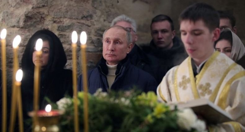 Владимир Путин поздрави руския народ с Рождество