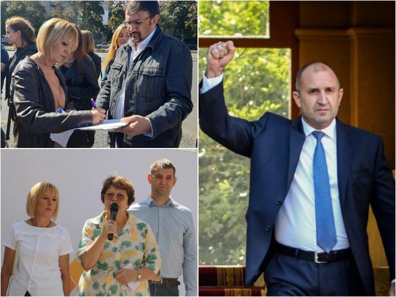 ИЗВЪНРЕДНО В ПИК TV: Румен Радев се прегръща с Татяна Дончева и слугите на Манолова (ВИДЕО/ОБНОВЕНА)