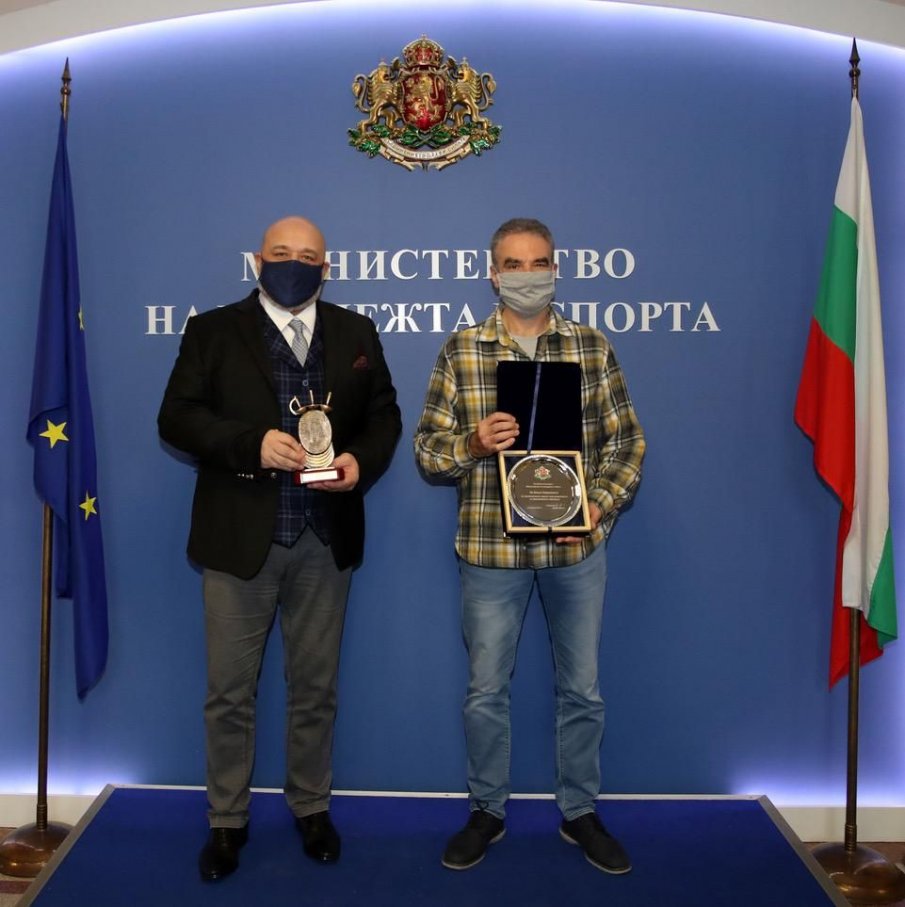Министър Кралев награди най-добрите фехтовачи за 2020 г.
