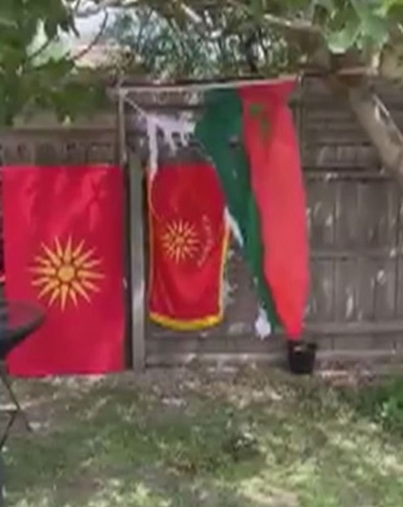 Прокуратурата в Струга е завела дело за изгарянето на българското знаме