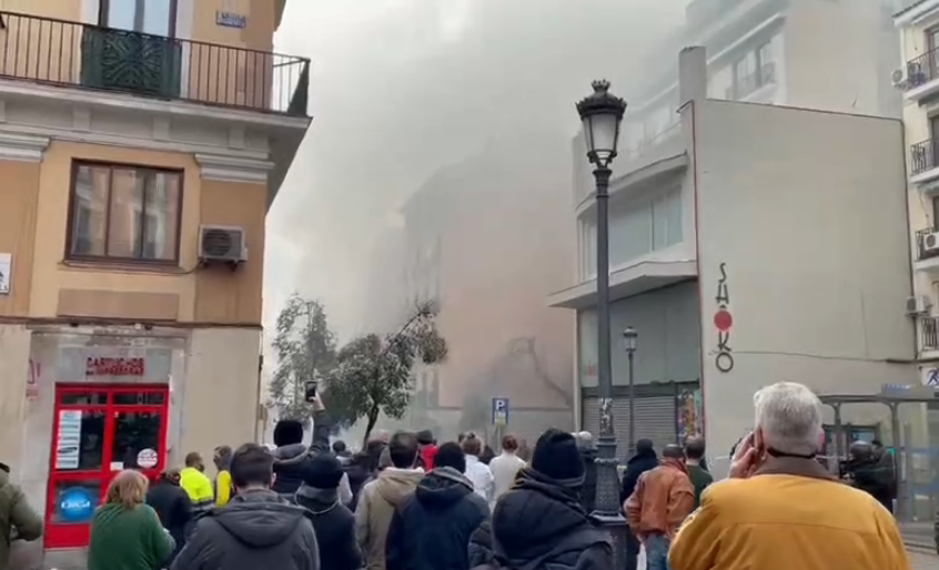 ПРЕДИ МИНУТИ: Мощен взрив разтърси центъра на Мадрид (СНИМКИ/ВИДЕО)