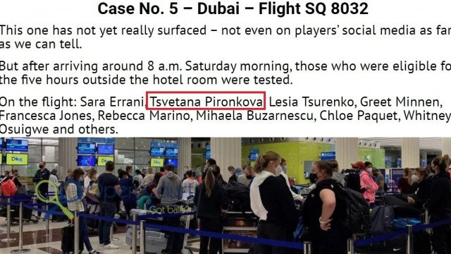 ИЗВЪНРЕДНО: Цветана Пиронкова две седмици под карантина заради заразен в самолета за Австралия