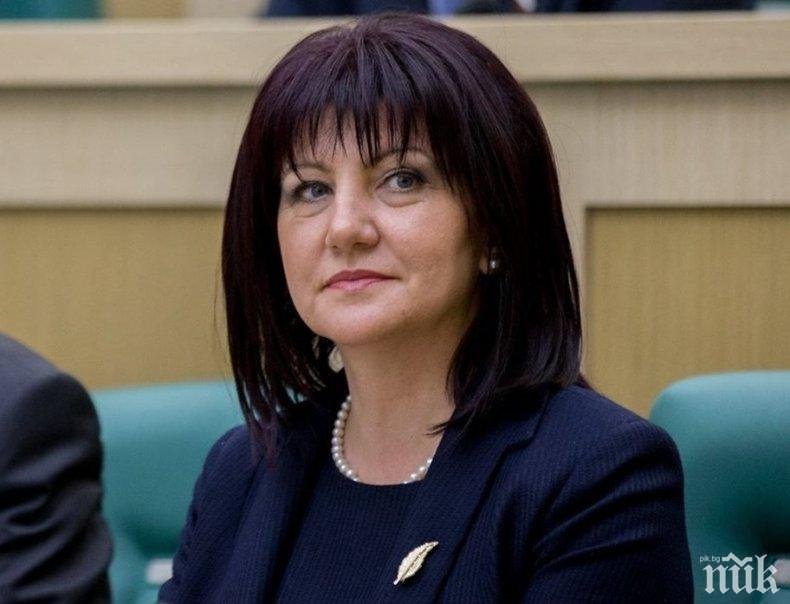 Цвета Караянчева готова да помага на новоизбрания председател на Народното събрание