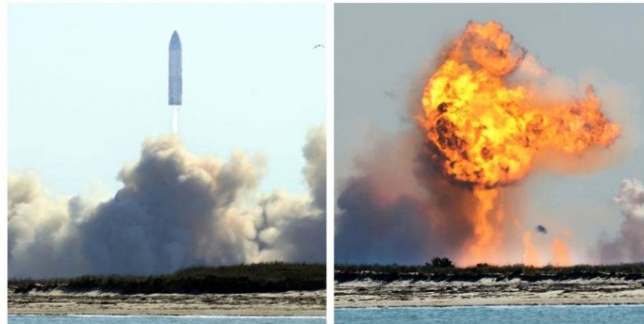 Прототип на кораба до Марс на „СпейсЕкс“ се взриви отново (ВИДЕО)