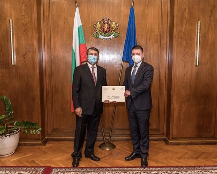 Вътрешният министър Христо Терзийски се срещна с посланика на Катар в България (СНИМКИ)