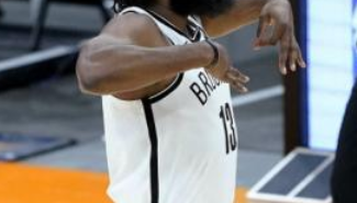 В НБА: Джеймс Хардън-Брадата поведе Бруклин към знаменит обрат