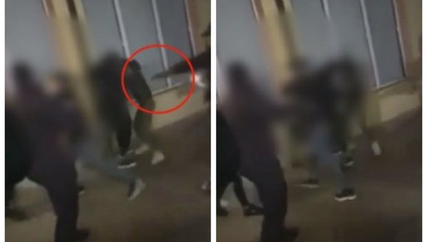 ЕКШЪН: Ученички се сбиха, полицай извадил пистолет