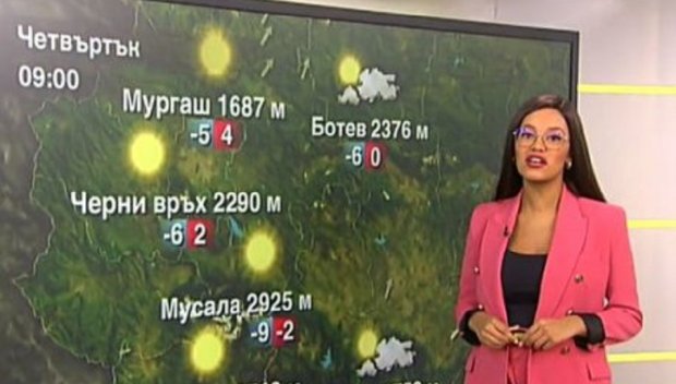 Падат дрехи и хвърчат копчета по Нова телевизия! Гореща синоптичка се разпаса в ефир (СНИМКА)