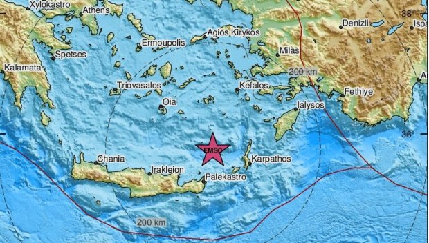 4,6 по скалата на Рихтер разлюля остров Крит
