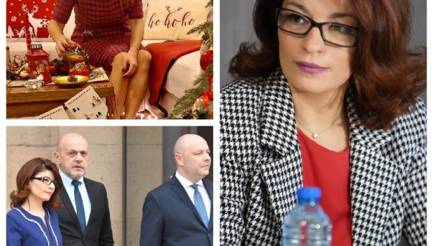 САМО В ПИК: Предколедни неволи за Деси Атанасова - потрошиха елхата на шефката на ГЕРБ, тя разобличи вандала със СНИМКИ