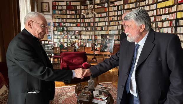 Вежди Рашидов и кардинал Пупар отново заедно след 42 години (СНИМКИ)