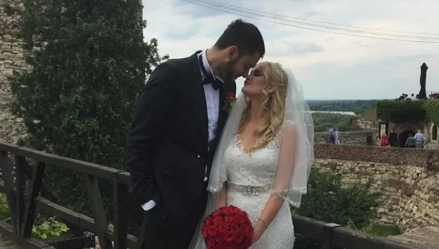 Баскетболист на ЦСКА е женен за Мис Сърбия