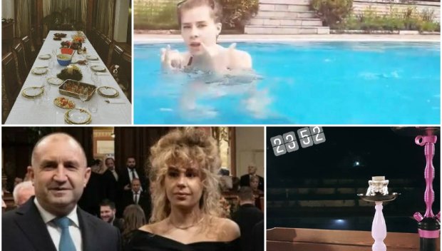 БОМБА В ПИК: Гърмят чалга-купони с дъщерята на президента в държавната резиденция Бояна. Дарина Радева, гаджета и братовчеди се вихрят среднощ в басейна, гуляят и разпъват трапези под беседката, пушат наргилета, мятат кучета във водата. Къде са Радеви и НСО?! (СКАНДАЛНО ВИДЕО/СНИМКИ)