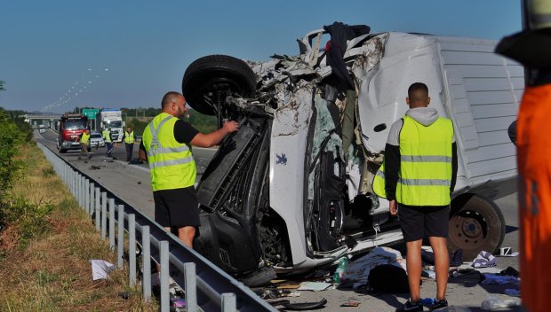 Турски шофьор е загиналият при катастрофа на АМ Марица