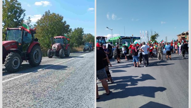 САМО В ПИК: Първите колони от трактори тръгнаха от Свищов и Петолъчката към София (ВИДЕО)