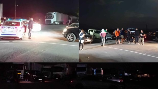 НАПРЕЖЕНИЕТО СЕ ПОКАЧВА! Жандармерия навлиза в района на блокадата на Хаинбоаз (ВИДЕО)