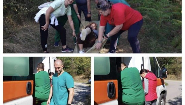 Габровски лекар и шофьор на линейка влязоха в гора с носилка и извървяха 4 км, за да помогнат на пострадала туристка