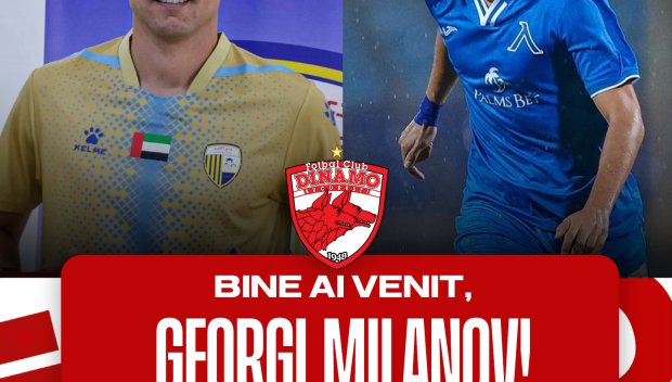 ОФИЦИАЛНО: Динамо Букурещ представи Георги Миланов