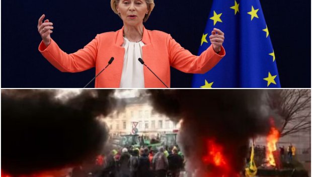 ДЪНОТО НА ЕВРОПА! Брюксел гори, а Урсулите гласуваха 50 милиарда евро на Украйна
