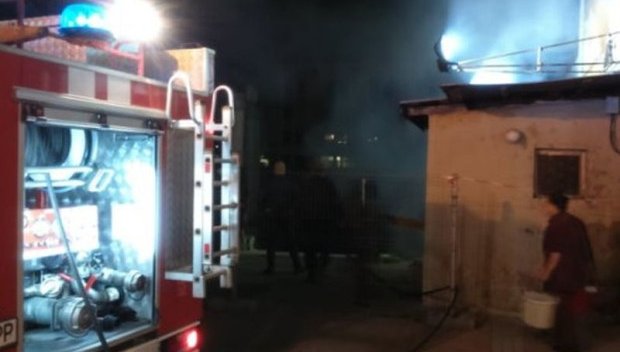 Пожар лумна в Централна поща в Пловдив