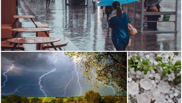 ЖЪЛТ КОД: Интензивни валежи в част от България днес, има опасност от градушки