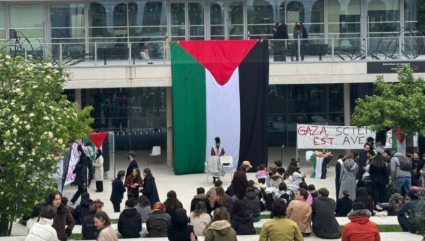 Студенти блокираха парижки университет заради войната в Газа (ВИДЕО)