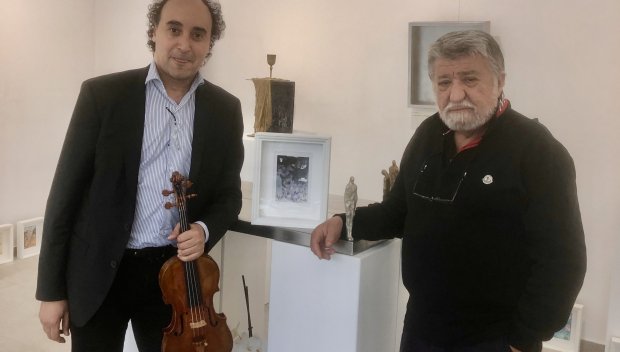 Марио Хосен се възхити от арт галерия Vejdi (СНИМКИ)