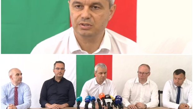 Костадинов: Който влезе в  правителство с ГЕРБ, на практика се погребва жив