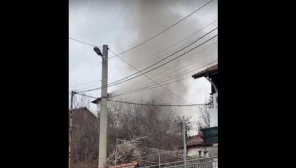 Взрив на газопровод в Банкя, има сериозни щети (ВИДЕО)