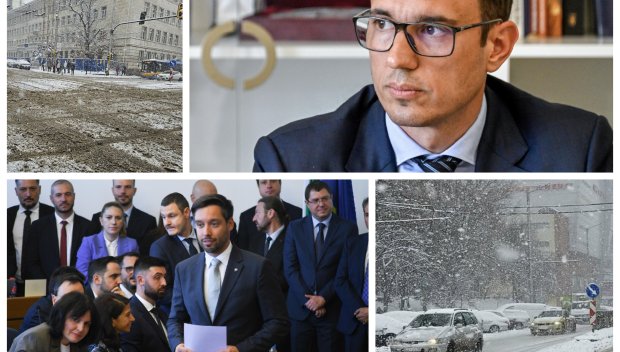 КАПАНЪТ НА СПАСИТЕЛИТЕ: София под снежен блокаж, а Терзиев и Бонев си го мерят кой е по-по-най (ВИДЕО/СНИМКИ)