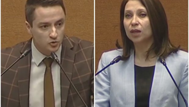 БРУТАЛЕН ЕКШЪН В ПАРЛАМЕНТА! Явката Божанков вдигна кръвното на депутатка от Възраждане: Пачавра леке не хваща. Тя му скочи... (ВИДЕО)