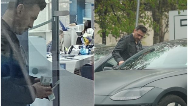 САМО В ПИК! Банкомат прибра хилядарките на Сано - актьорът движи с нова електричка за 100 бона (СНИМКИ)