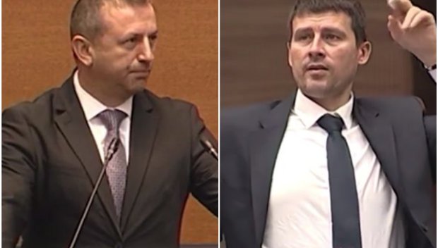 КОПАЯТ ДЪНОТО! Депутат на Костадинов се жалва от трибуната: Ивелин Михайлов ме напсува на майка! Ще му откъсна главата като на пиле (ВИДЕО)