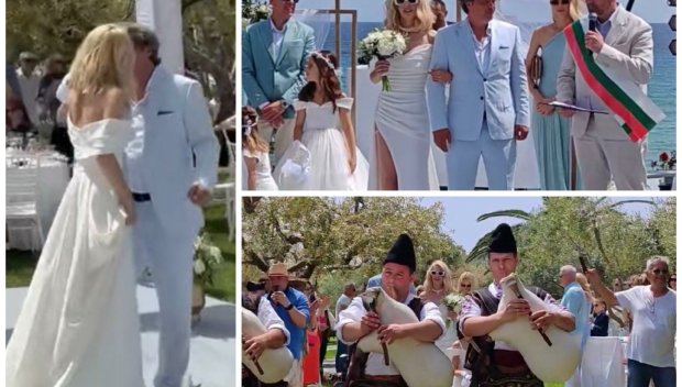 ГОРЧИВО! Повече от 400 гости уважиха сватбата на журналиста Васил Петев и съпругата му Милена (СНИМКИ)