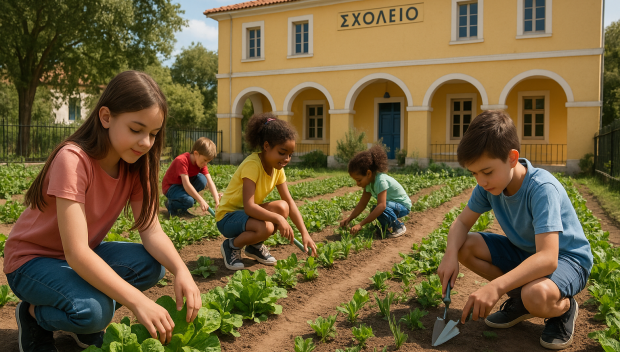 Зеленчукови градини ще отворят в гръцките детски градини и начални училища