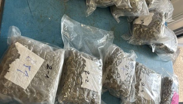 Иззеха 8 кг марихуана при спецакция в Бобов дол