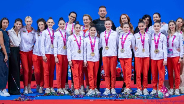 България е първа в класирането по медали на световното първенство по художествена гимнастика за девойки