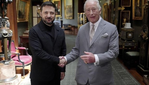 Ключови преговори: Крал Чарлз Трети прие Зеленски в замъка Уиндзор 