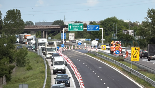 Възстановяват движението към Бургас по магистрала Тракия за Великден