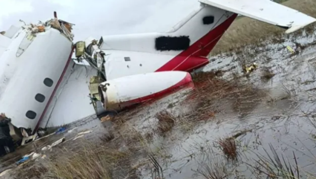 Судански военен самолет се разби при опит за кацане