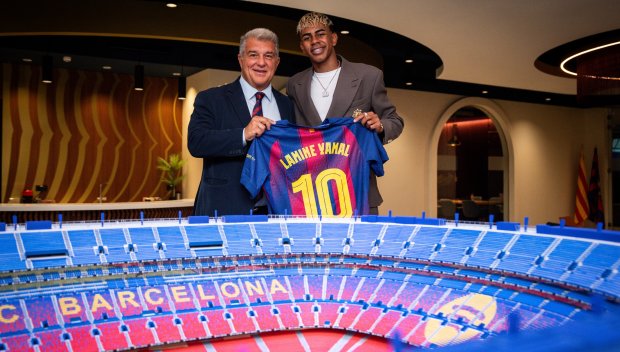 Ямал взе №10 в Барселона