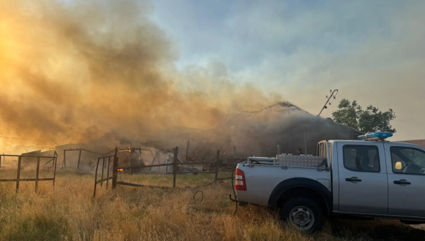 Евакуираха 51 души заради пожара край Тополовград